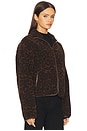 view 3 of 4 Sun Sherpa Zip Up Jacket in Leopard