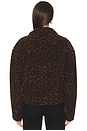view 4 of 4 Sun Sherpa Zip Up Jacket in Leopard
