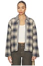 view 1 of 5 Carrie Reversible Jacket in Grey Plaid