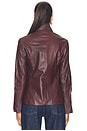 view 3 of 4 SLADE レザーブレザー in Burgundy