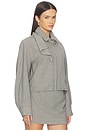 view 3 of 6 Krista Wool Jacket in Black Plaid