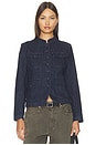 view 1 of 4 Mercer Blazer in Dark Rinse