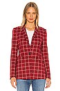 view 2 of 5 VESTE HAZEL in Red Check