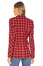 view 4 of 5 VESTE HAZEL in Red Check