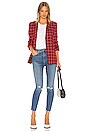 view 5 of 5 VESTE HAZEL in Red Check
