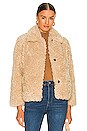 view 1 of 5 Hesper Faux Fur Coat in Beige