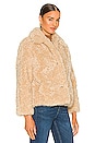 view 3 of 5 Hesper Faux Fur Coat in Beige
