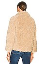 view 4 of 5 Hesper Faux Fur Coat in Beige