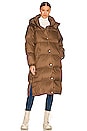 view 2 of 4 Joelle Long Puffer in Brown