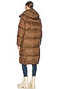 view 4 of 4 Joelle Long Puffer in Brown