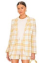 view 1 of 5 Margot Plaid Blazer in Yellow Plaid