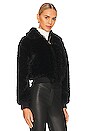 view 3 of 5 Nikki Faux Fur Jacket in Black