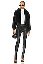 view 5 of 5 Nikki Faux Fur Jacket in Black
