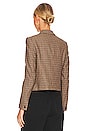 view 3 of 5 Bella Blazer in Brown Houndstooth