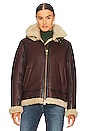view 2 of 5 Stella Shearling Jacket in Brown