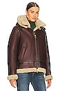 view 3 of 5 Stella Shearling Jacket in Brown
