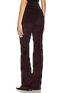 view 3 of 4 PANTALON FLARE TAILLE HAUTE CASEY in Burgundy