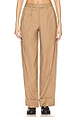 view 1 of 5 Marianne Wool Pant in Camel Stripe