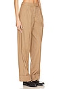 view 2 of 5 Marianne Wool Pant in Camel Stripe
