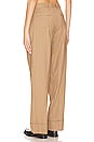 view 3 of 5 Marianne Wool Pant in Camel Stripe