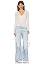 view 5 of 6 Miramar Sofie Wide Leg Ankle Pant in Meadow Blue