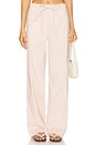 view 1 of 6 Logan Linen Beach Pant in Rose