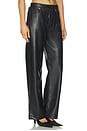 view 2 of 6 Phoebe Faux Leather Pant in Black