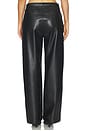 view 4 of 6 Phoebe Faux Leather Pant in Black
