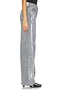 view 3 of 6 PIERNA RECTA SHEA in Steel Sequin