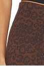 view 6 of 6 Irina Ponte Jacquard Kick Flare in Leopard