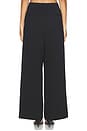 view 4 of 6 Irina Highrise Contrast Stitch Pant in Black