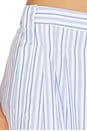 view 6 of 6 Chappell Stripe Poplin Pant in Baby Blue Stripe