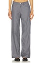 view 1 of 6 Saige Stripe Poplin Pant in Salute Stripe