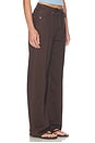 view 2 of 6 PANTALÓN PHOEBE  in Dark Brown Satin