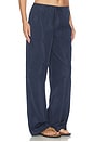 view 2 of 6 Claire Taffeta Pant in Deep Blue