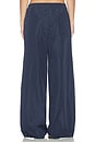 view 4 of 6 Claire Taffeta Pant in Deep Blue