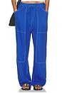 view 1 of 6 Atlas Linen Pant in Royal 