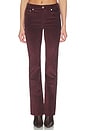 view 1 of 6 Peyton Bootcut Pant in Dark Burgundy