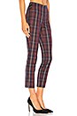 view 2 of 4 Simone Pant in Burgundy Plaid