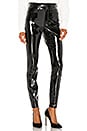 view 1 of 4 Vinyl Super High Rise Ankle Skinny in Black