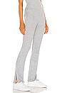 view 1 of 4 The Knit Rib Flare Pant in Light Grey