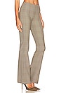 view 2 of 4 Simone Plaid Flare Pant in Beige Plaid