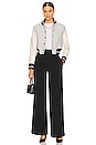 view 4 of 4 Shelly Wide Leg Crepe Pant in Black
