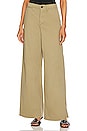 view 1 of 4 Sofie Wide Leg Chino Pant in Khaki