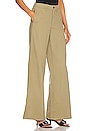 view 2 of 4 Sofie Wide Leg Chino Pant in Khaki