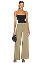 view 4 of 4 Sofie Wide Leg Chino Pant in Khaki