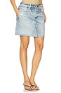 view 2 of 6 Miramar Terry Mini Skirt in Meadow Blue