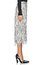 view 3 of 6 Billie Sequin Midi Skirt in Gunmetal