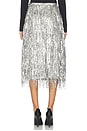 view 4 of 6 Billie Sequin Midi Skirt in Gunmetal