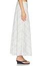 view 3 of 6 FALDA MAXI WREN in White Plaid
